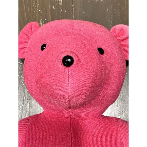 Vintage 1979 North American Bear Co HOT PINK TEDDY BEAR 20" Stuffed Plush Toy - Picture 3 of 9
